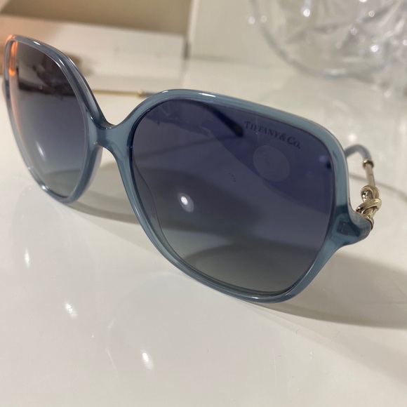 Tiffany Co TF4145B 82444L Blue Grey/Blue Gradient Women's